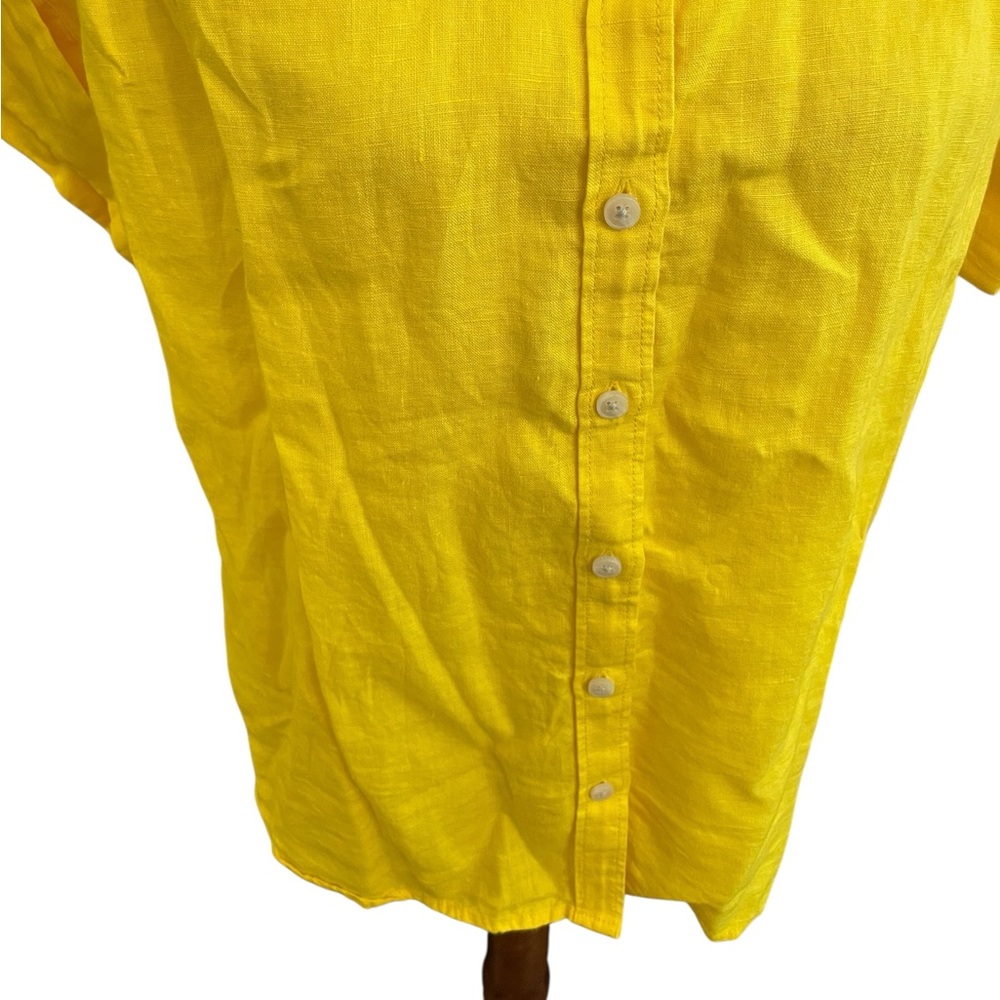 J.CREW BAIRD MCNUTT Irish Linen Button Down Blouse Top - Picture 4 of 13